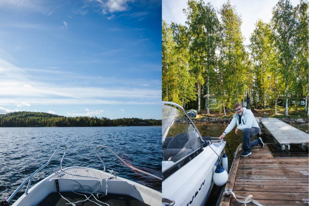 Mökin etävalvonta mahdollistaa järvimaisemien ihailun myös kotoa käsin.