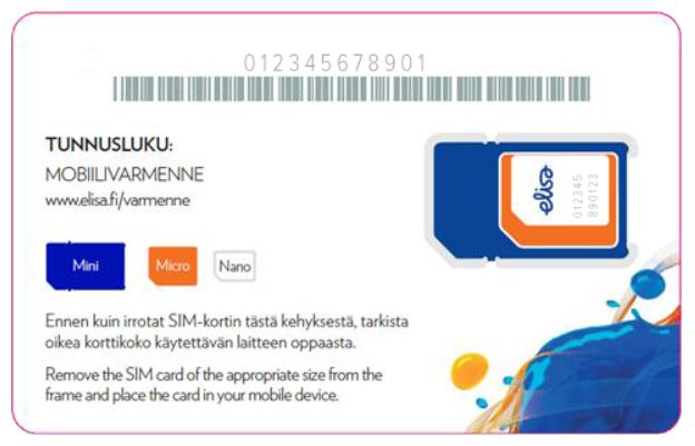 Beställning och aktivering av nytt SIM-kort - Elisa ja Saunalahti 